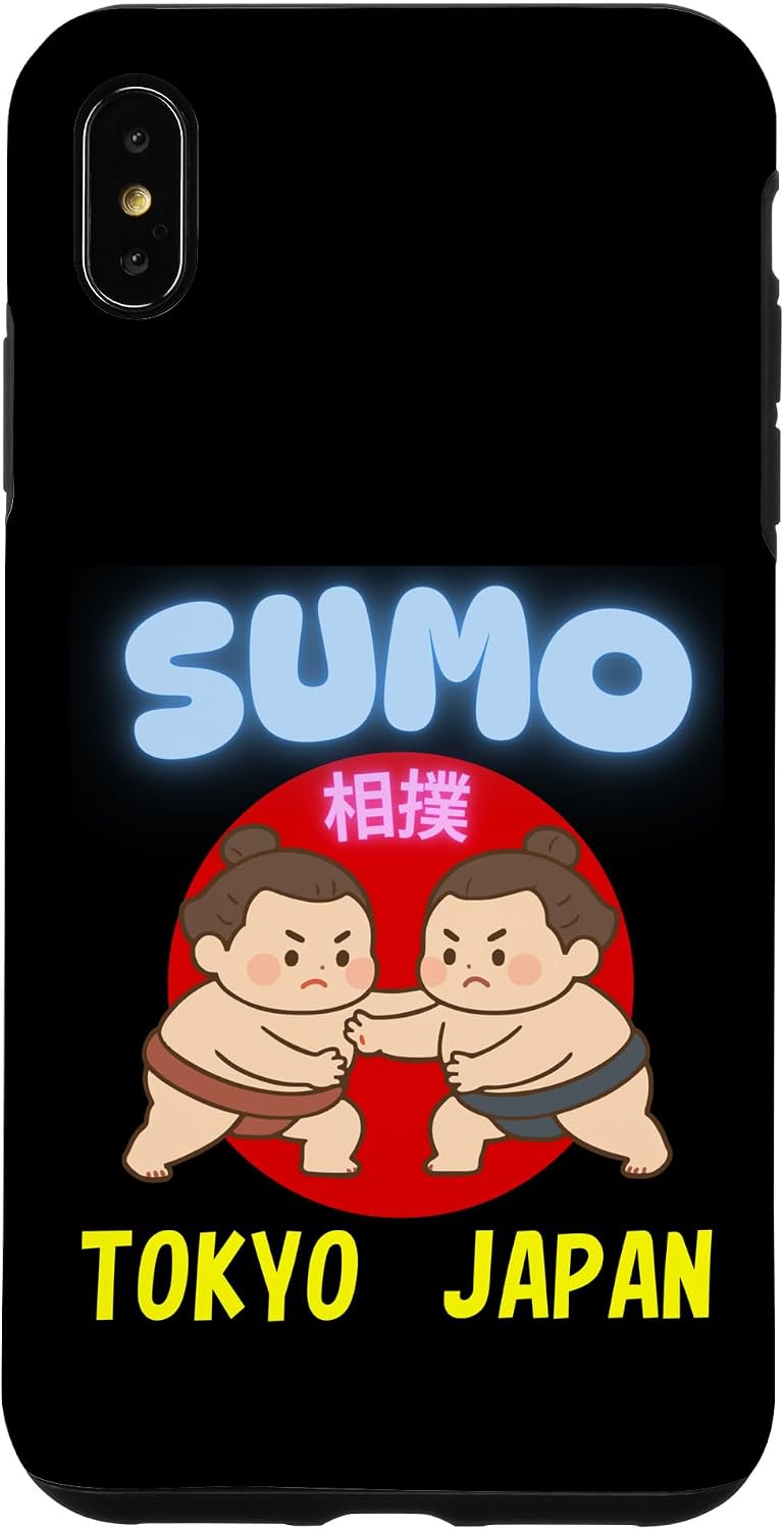 かわいい 相撲 日本 東京 お土産 カワイイスタイル デザイン スマホケース iPhone 14 Plus 用