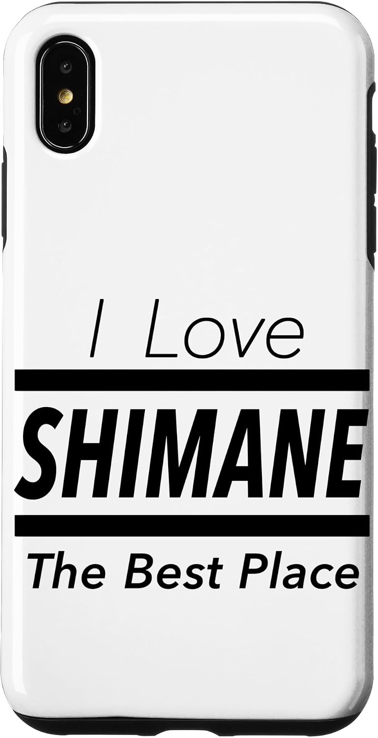 iPhone 14 I Love Shimane (I Love) JIMO-T [47 Prefectures] Jimoti Local Love Goods Travel Souvenir Funny Smartphone Case