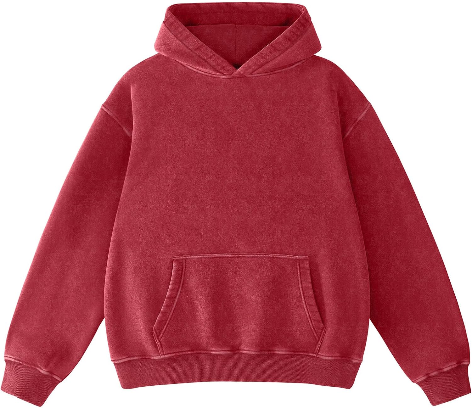 Hatant Sudaderas con capucha de gran tamaño para hombres y parejas, sudaderas con capucha pesadas vintage para hombre, suéteres de lavado ácido, ropa 2026