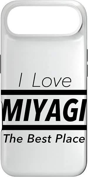 アイラブ・MIYAGI 宮城（I Love）JIMO-T【47都道府県】ジモティ プレゼント お土産 かっこいい 面白い スマホケース iPhone 16 用