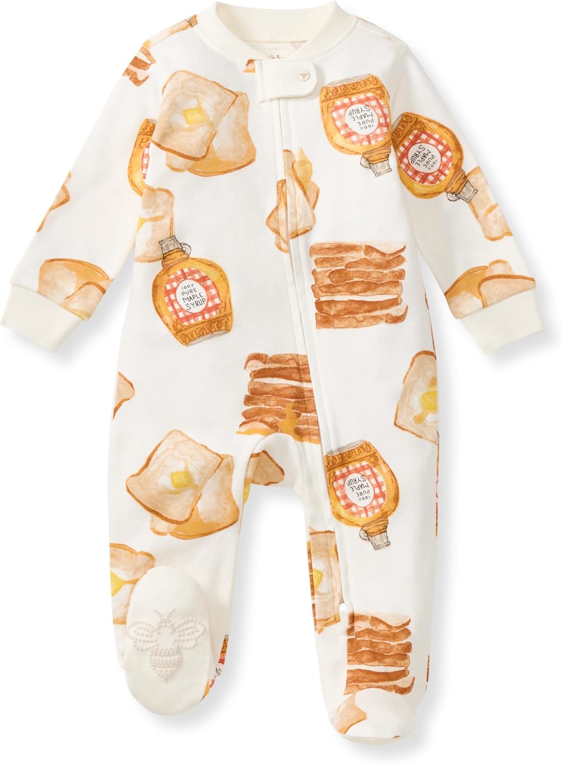 Burt's Bees Baby Pijama con pies de algodón orgánico para niños