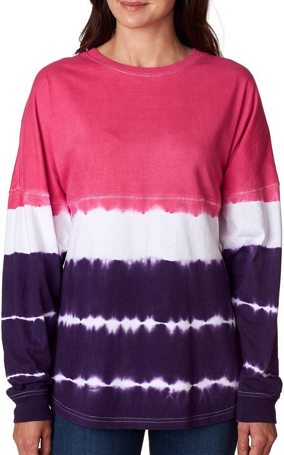 J. America NCAA - Camiseta de manga larga para mujer, para día de juego