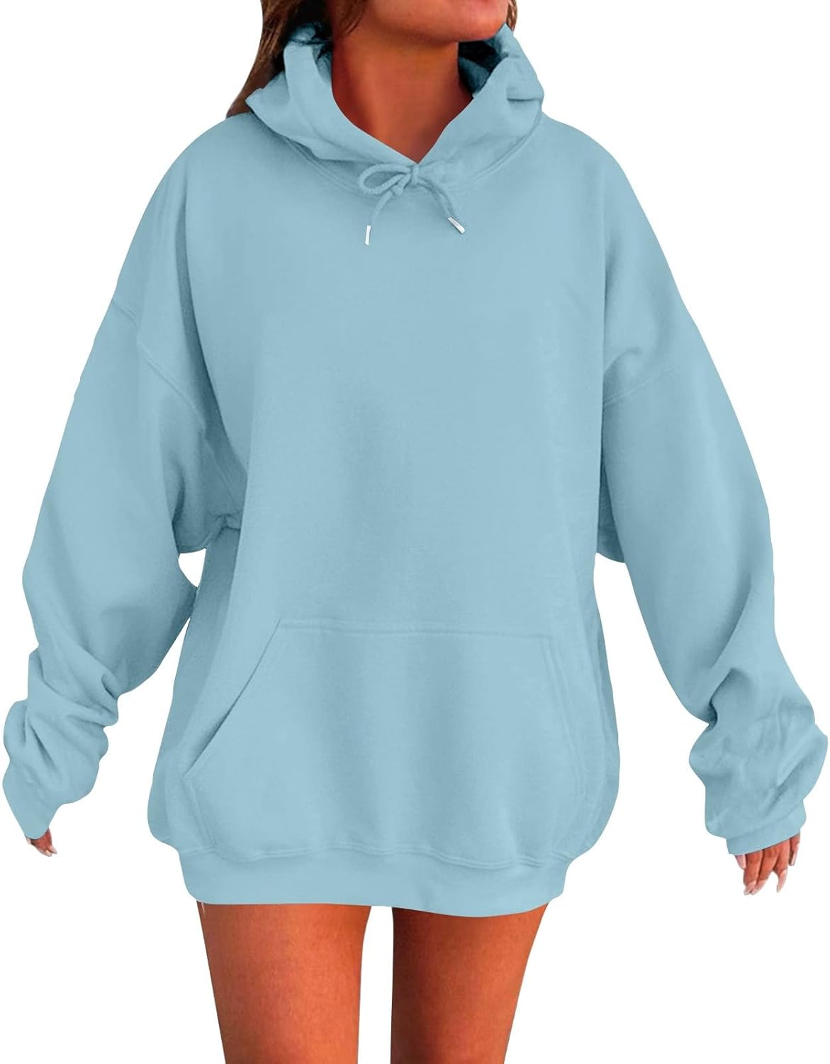 Sudaderas con capucha de gran tamaño para mujer, chaquetas de invierno 2026, ropa Y2K, lindas sudaderas con cuello redondo, sudaderas de moda