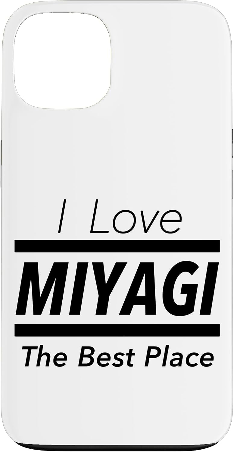 アイラブ・MIYAGI 宮城（I Love）JIMO-T【47都道府県】ジモティ プレゼント お土産 かっこいい 面白い スマホケース iPhone 16 用