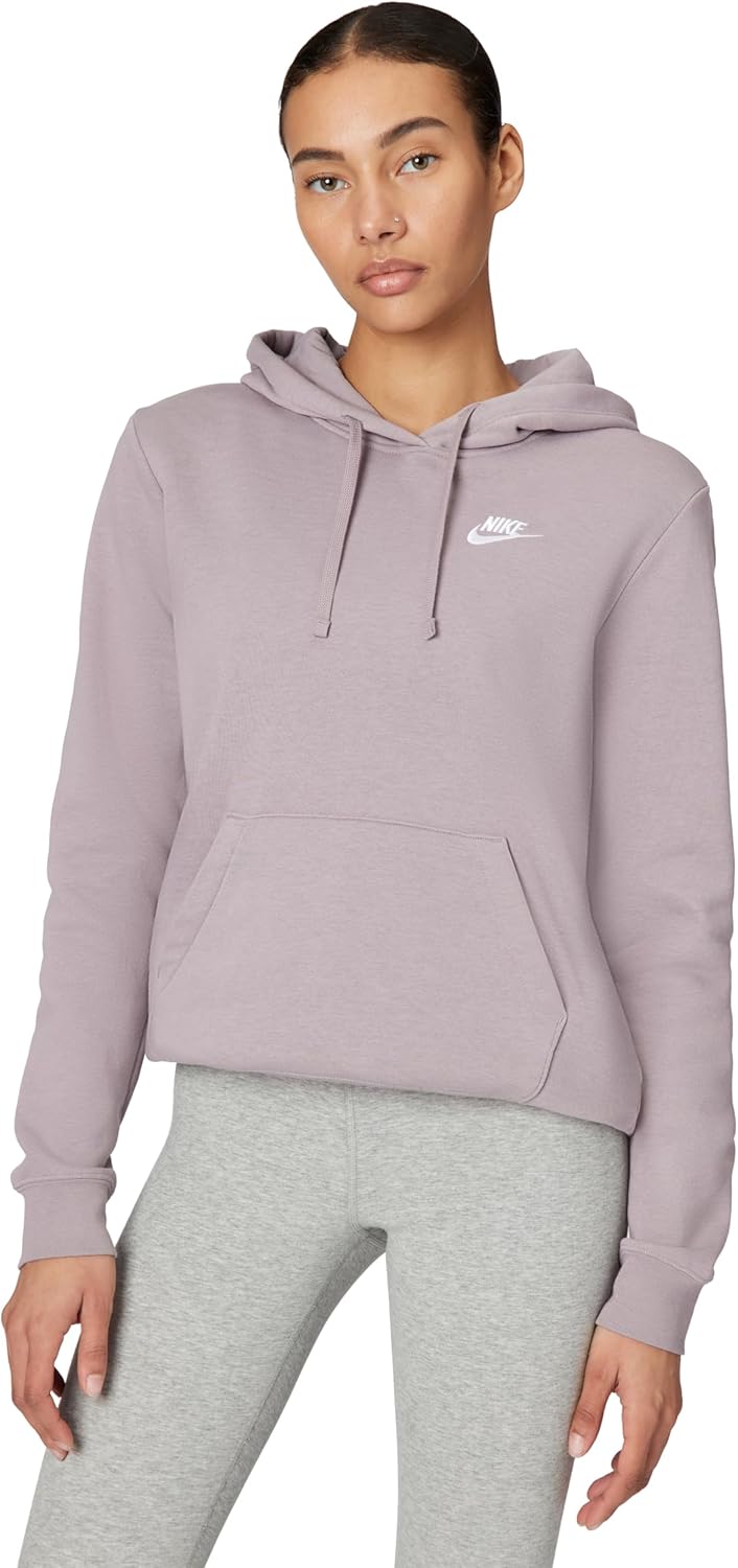 Nike Sudadera con Capucha de Forro Polar Pullover Sportswear Club para Mujer