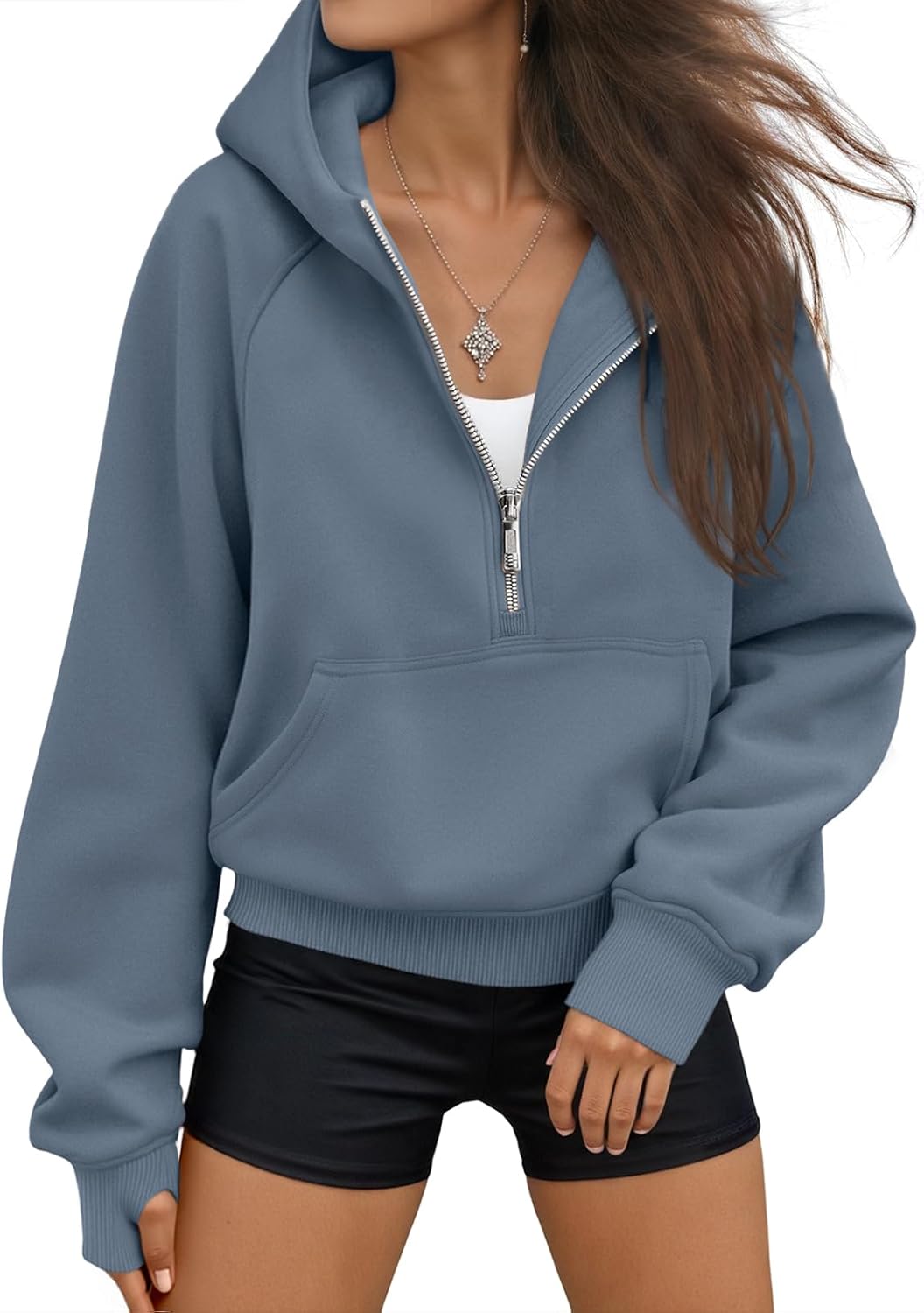 AUTOMET Sudaderas con capucha de mujer, sudaderas de forro polar para otoño, conjuntos de moda, sudaderas para hacer ejercicio, chaquetas con cremallera Y2K de invierno, sudaderas de gran tamaño, ropa