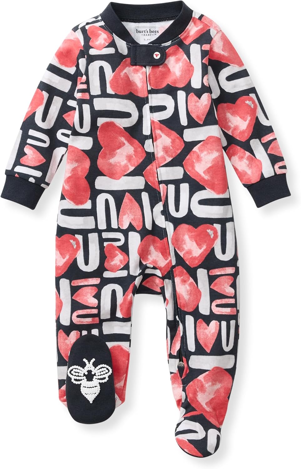 Burt's Bees Baby Pijama con pies de algodón orgánico para niños