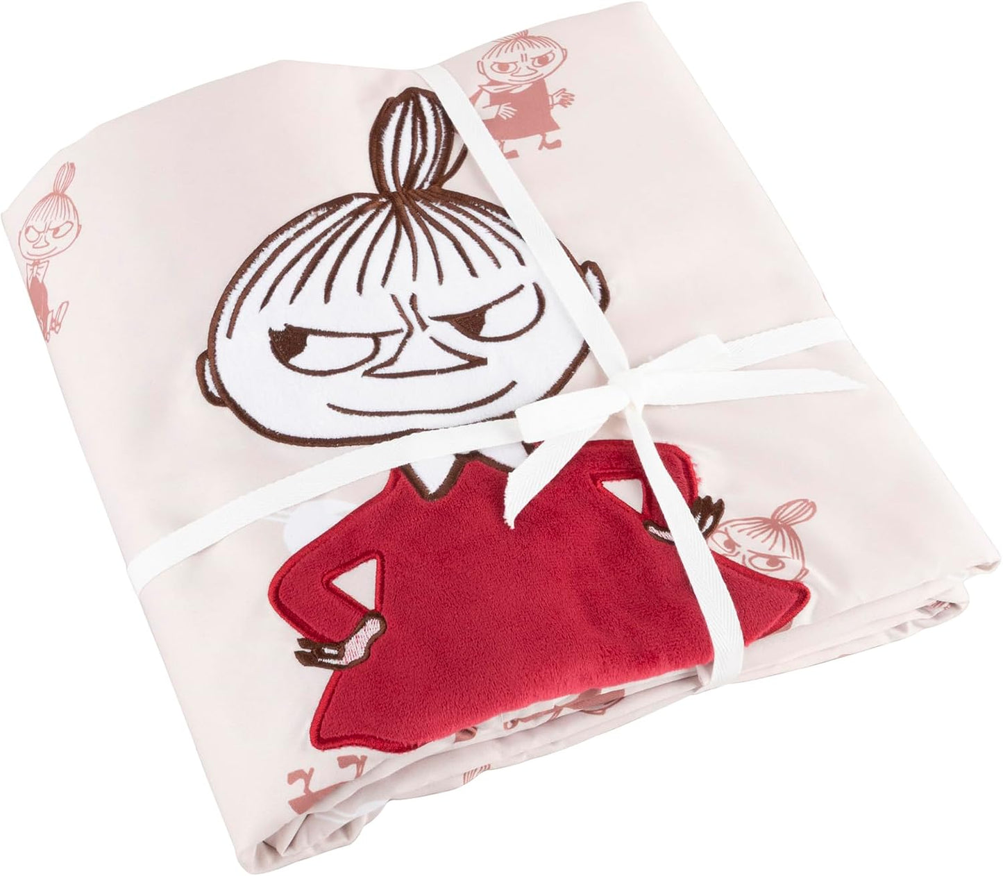 MORIPiLO Sanrio Duvet Cover and Pillowcase Set with Frills, Single (Hello Kitty Soft Peach Skin) Pink, 59.1 x 82.7 inches (150 x 210 cm), Cute Goods, Morishita Pillows 426100