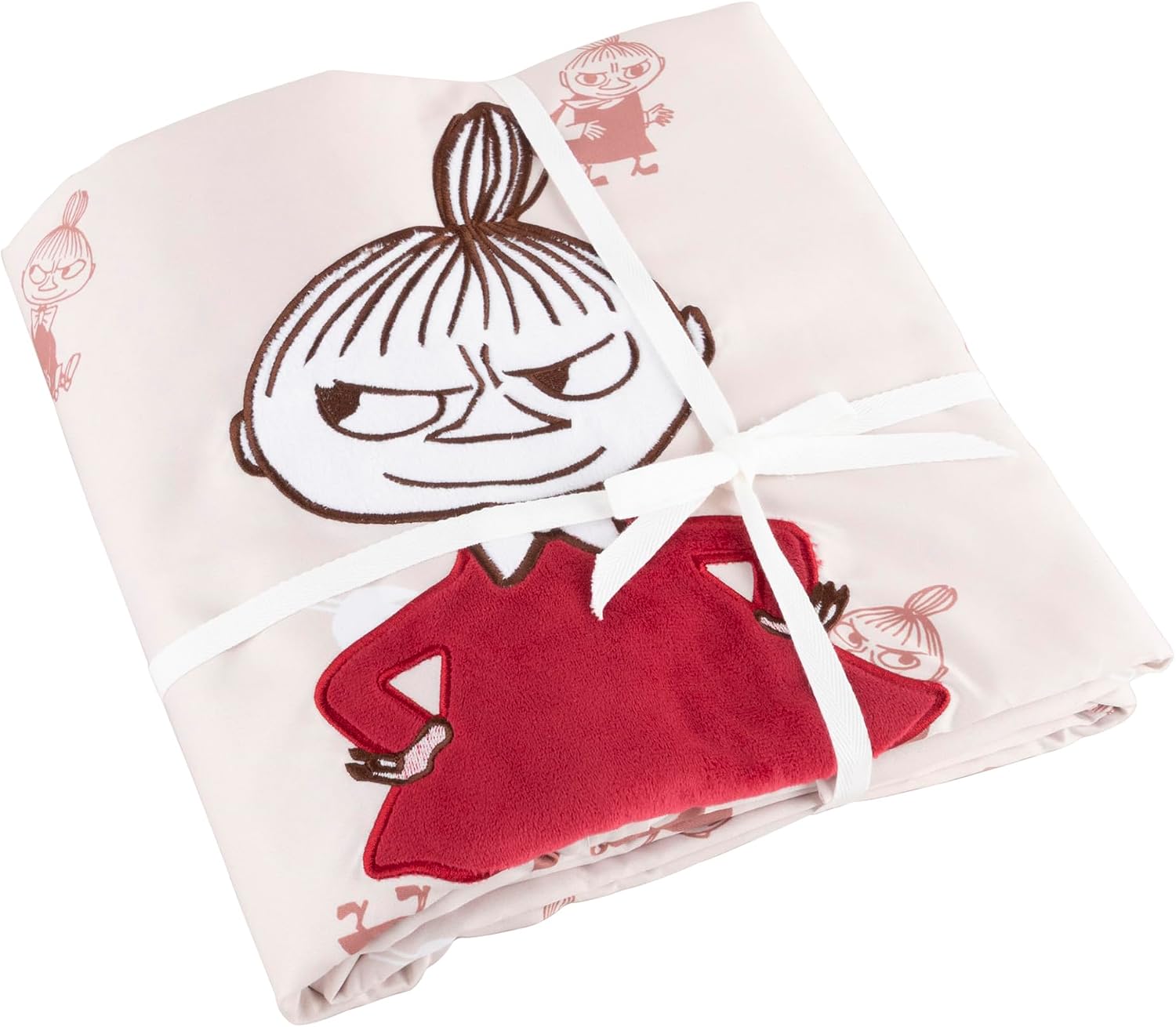 MORIPiLO Sanrio Duvet Cover and Pillowcase Set with Frills, Single (Hello Kitty Soft Peach Skin) Pink, 59.1 x 82.7 inches (150 x 210 cm), Cute Goods, Morishita Pillows 426100