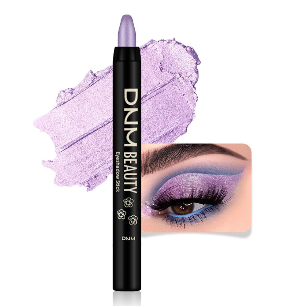 Juego de 8 piezas de barras iluminadoras de sombra de ojos en crema, champán perla gris topo bronce cacao piedra masilla amatista ahumada con brillo mate, lápiz delineador de ojos, barra aplicadora