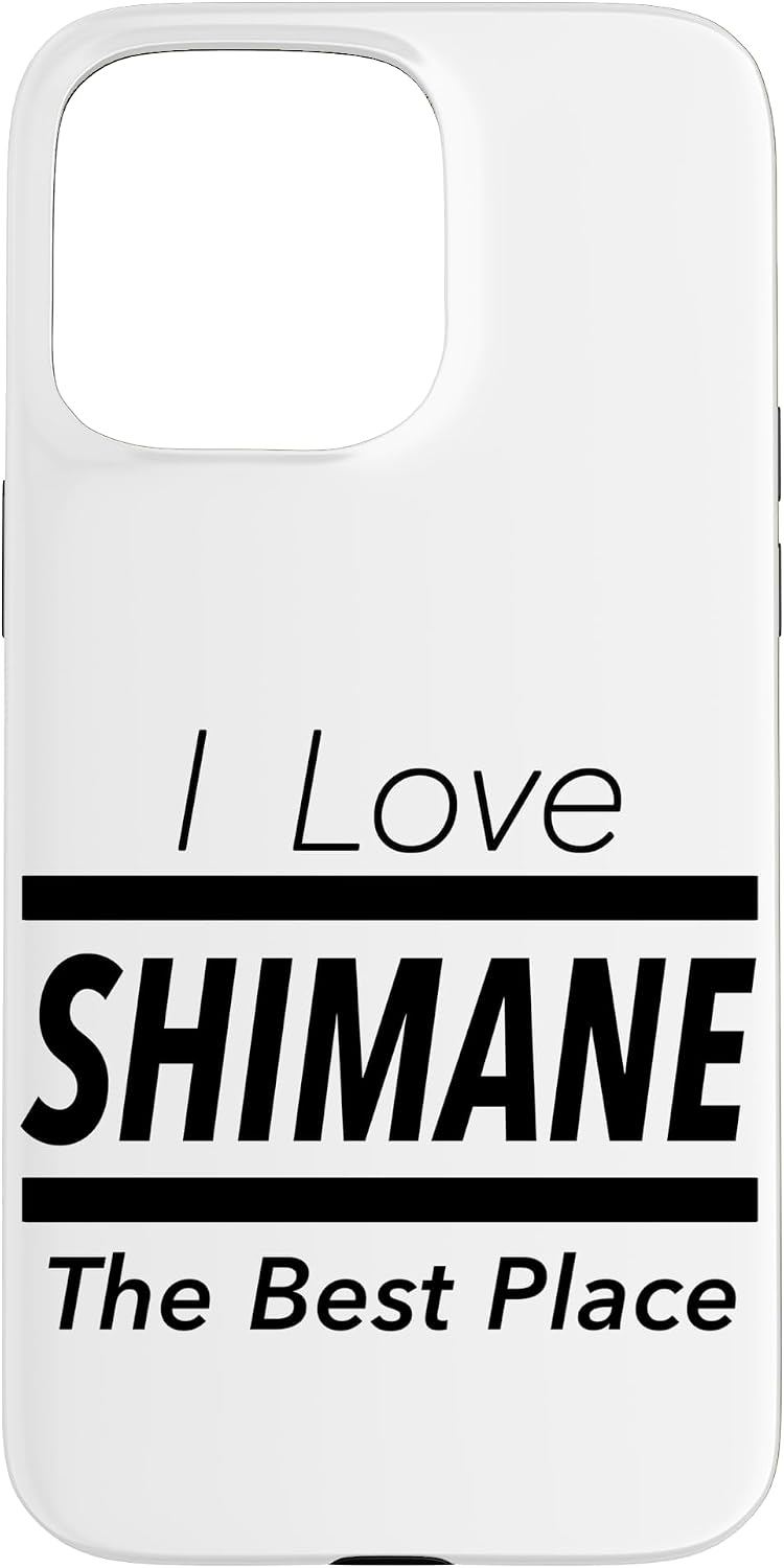 iPhone 14 I Love Shimane (I Love) JIMO-T [47 Prefectures] Jimoti Local Love Goods Travel Souvenir Funny Smartphone Case