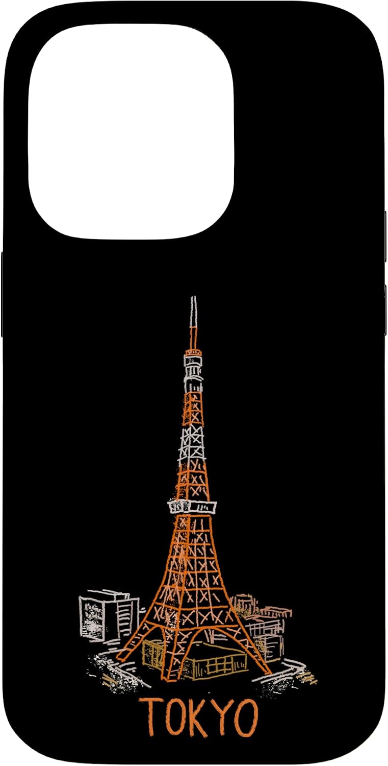 Tokyo Tower Japan Travel Souvenir City Landmark Gift Smartphone Case for iPhone 15 Plus