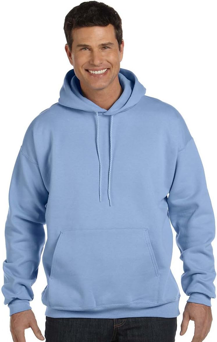 Hanes Sudadera con capucha de forro polar pesado para hombre, sudadera de algodón para hombre