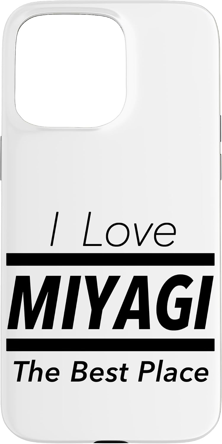 アイラブ・MIYAGI 宮城（I Love）JIMO-T【47都道府県】ジモティ プレゼント お土産 かっこいい 面白い スマホケース iPhone 16 用