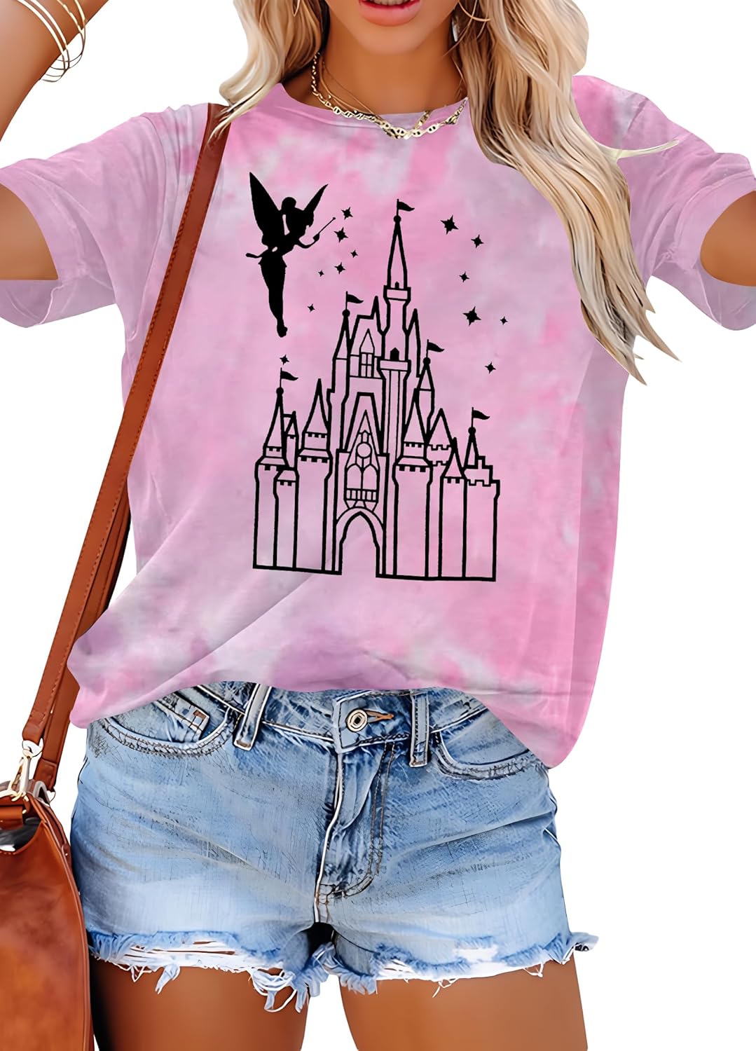 Camisa Mágica para Mujer, Playera del Reino Mágico, Playera de Vacaciones Familiares, Camiseta del Castillo, Cree en la Magia, Tops para Viaje de Verano