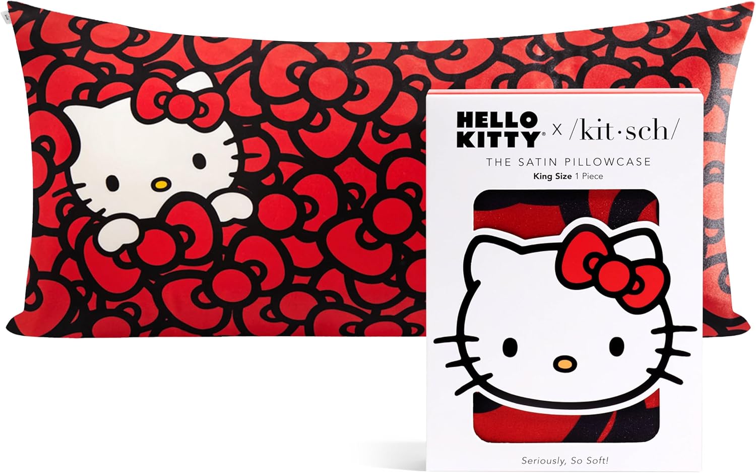 Kitsch x Star Wars Rebel Alliance - Funda de almohada de satén con cremallera para cabello y piel, más suave que las fundas de almohada de seda, funda de almohada de satén refrescante, fundas de almohada sin arrugas, tamaño estándar, 19 x 26 pulgadas