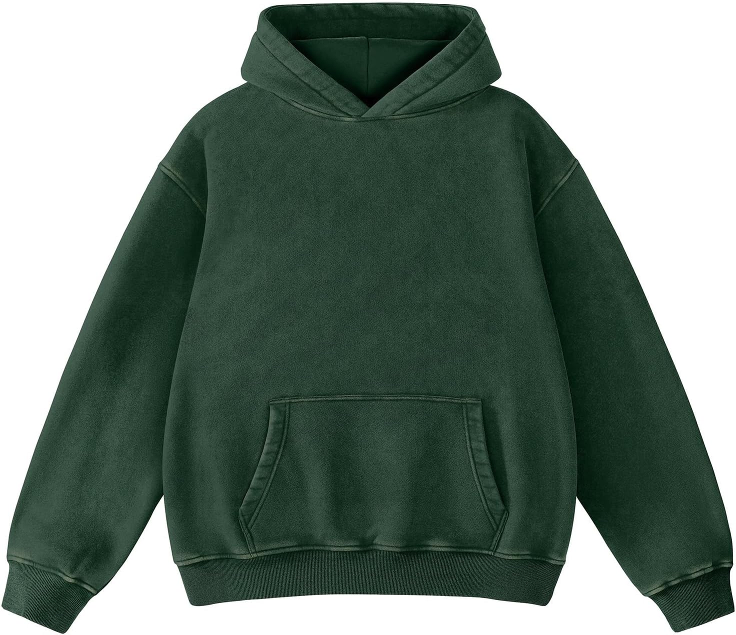 Dnzzs Sudadera con lavado ácido para mujer, sudadera con capucha de manga larga, sudaderas con capucha de gran tamaño de moda para mujer, sudaderas vintage y sudaderas pesadas
