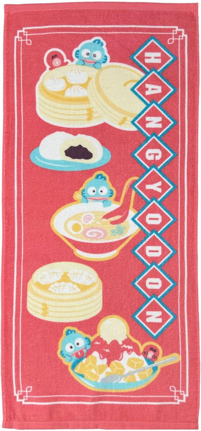 Nomura Towel Sanrio Characters Hello Kitty Face Towel, Set of 2, 13.4 x 29.5 inches (34 x 75 cm), 100% Cotton, Summer Days