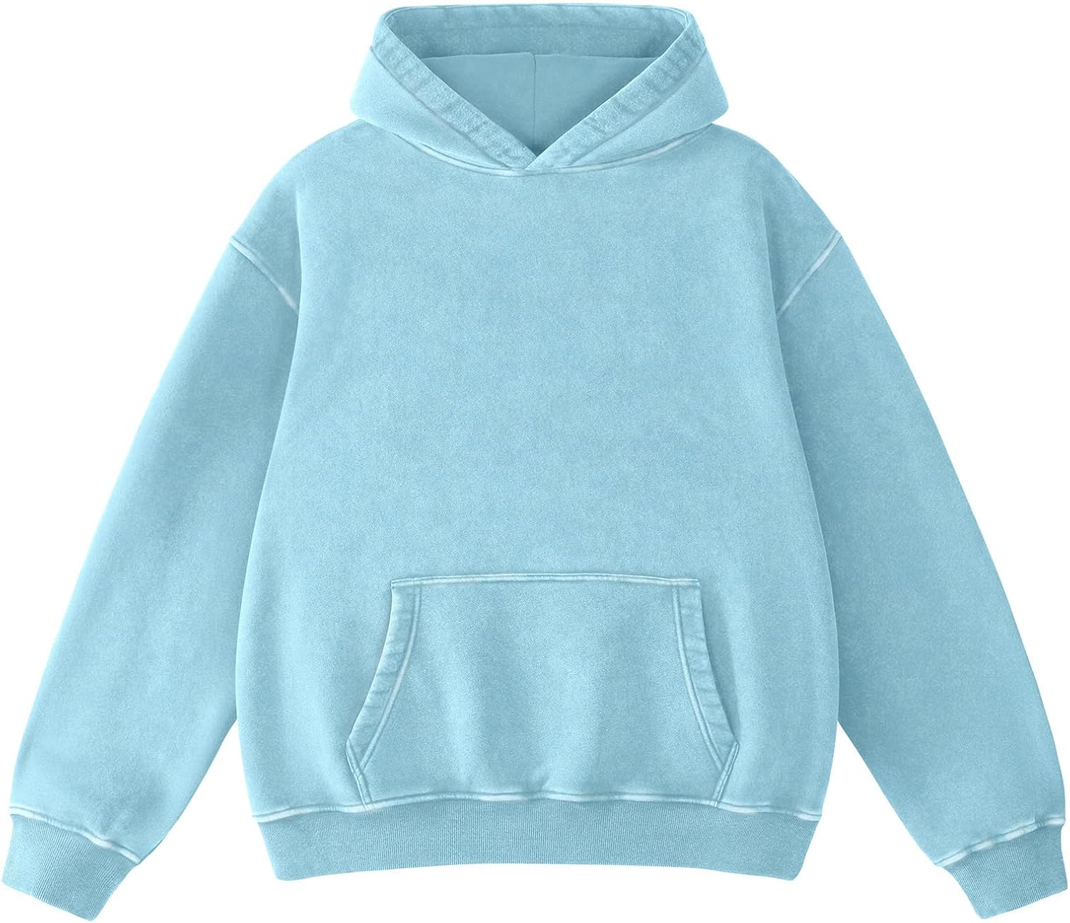 Hatant Sudaderas con capucha de gran tamaño para hombres y parejas, sudaderas con capucha pesadas vintage para hombre, suéteres de lavado ácido, ropa 2026