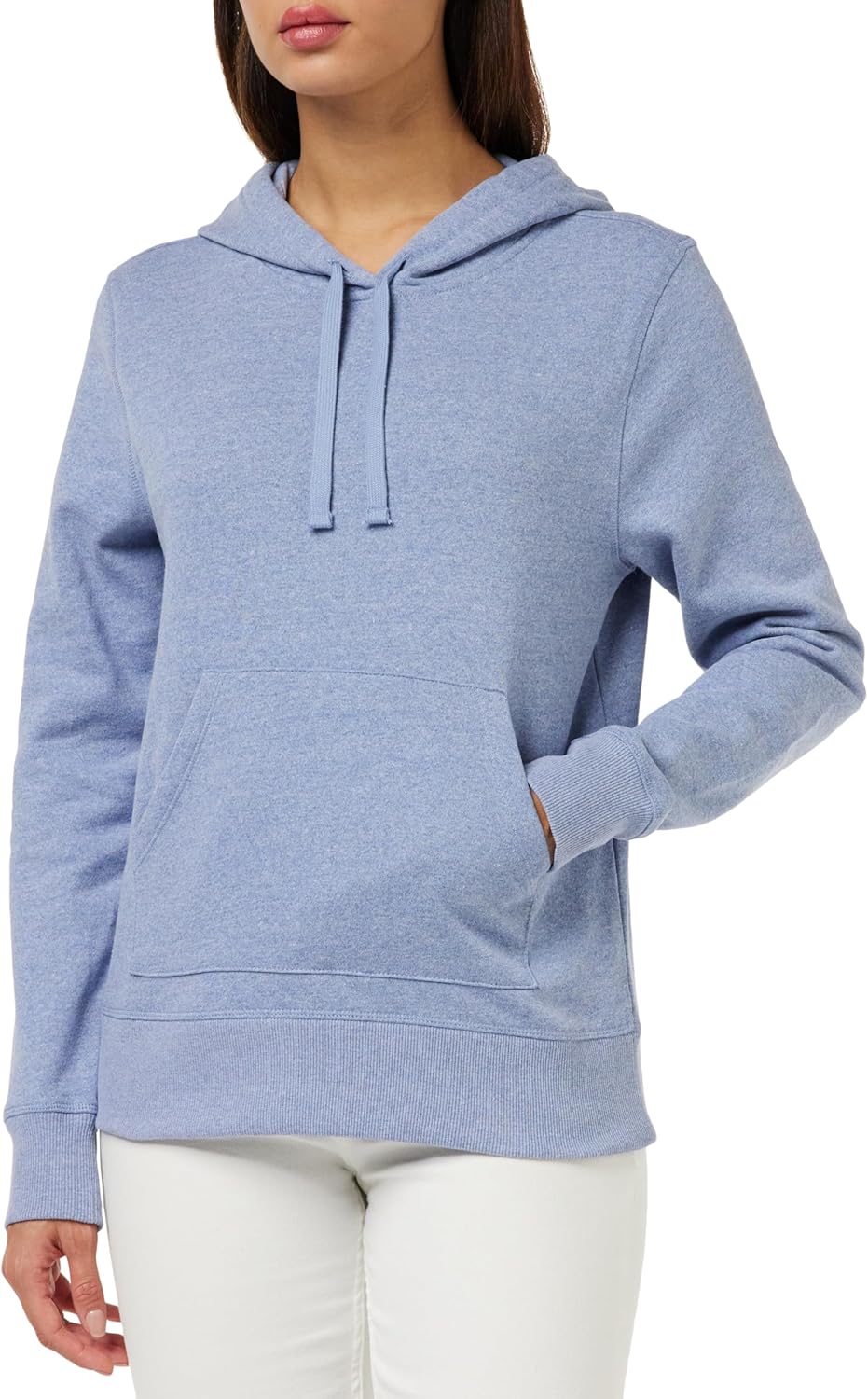 Essentials Sudadera con capucha, de vellón, para mujer