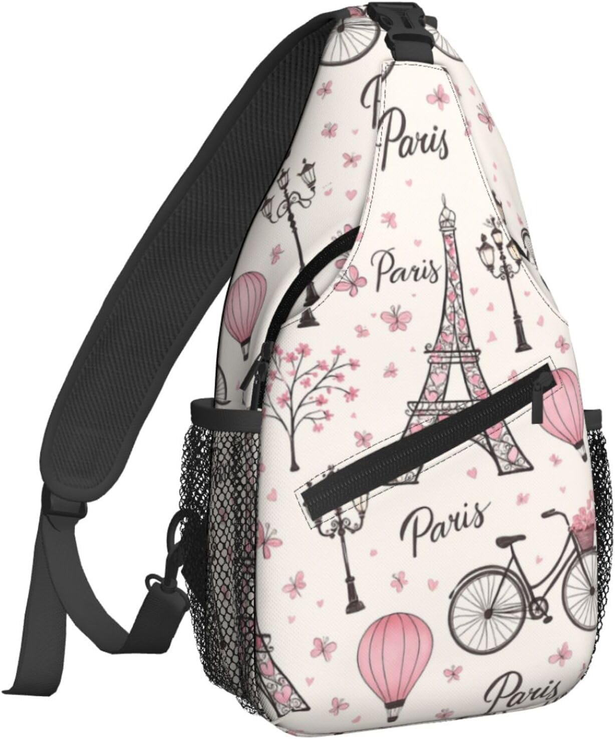 Famame Mochila bandolera para el pecho, bolsa de hombro, gimnasio, ciclismo, viajes, senderismo, mochila para hombres y mujeres, MultiColor37, Tamaño único