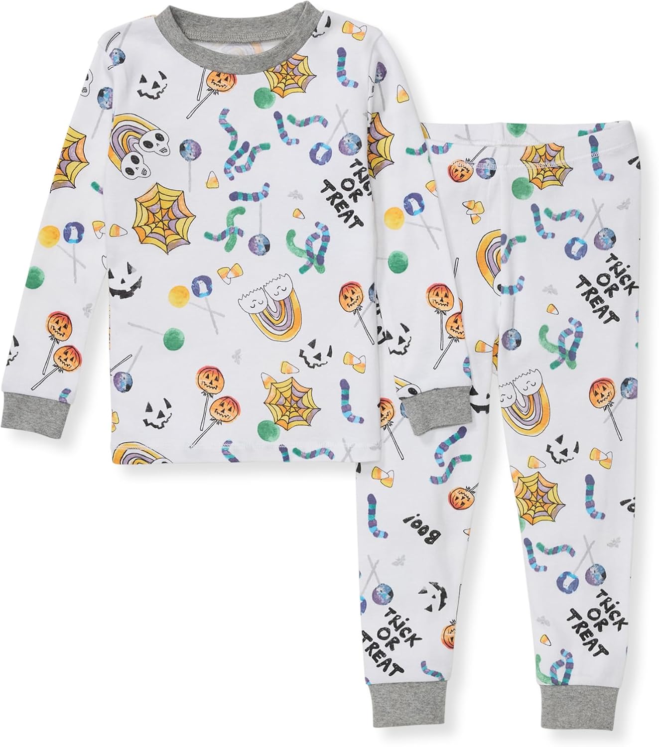 Burt's Bees Baby Pijama de algodón orgánico para niñas, conjunto de pijama para niños pequeños, 2 piezas