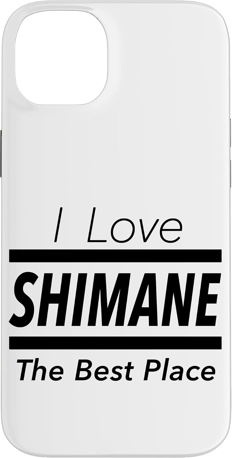 iPhone 14 I Love Shimane (I Love) JIMO-T [47 Prefectures] Jimoti Local Love Goods Travel Souvenir Funny Smartphone Case