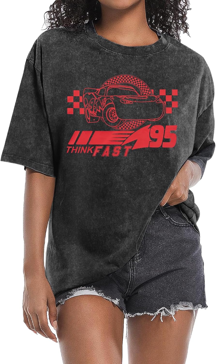Camisas de coche para mujer, camisetas de Magic Kingdom, camisetas de carreras de coches, camisa de manga corta para viaje de vacaciones