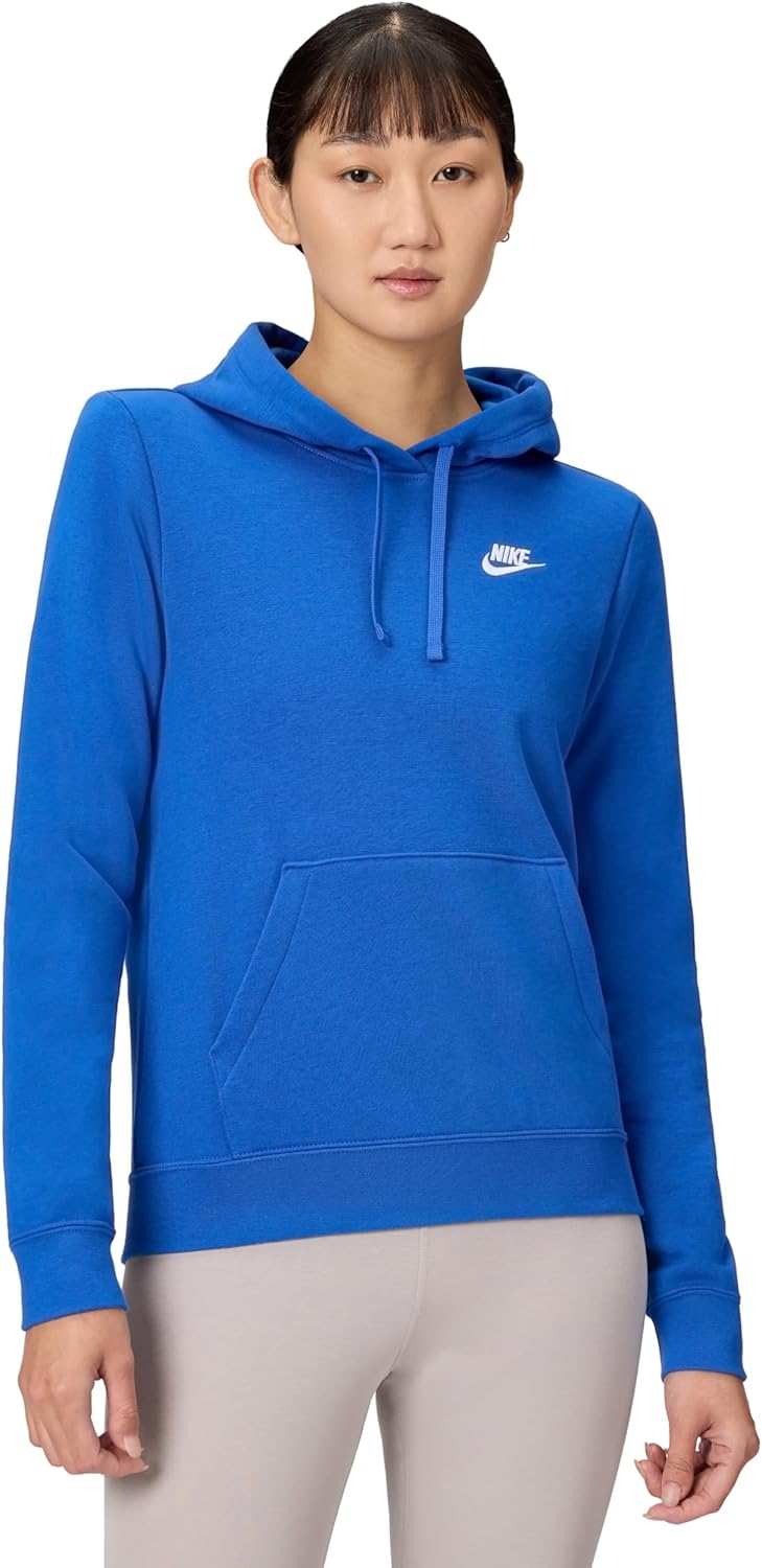 Nike Sudadera con Capucha de Forro Polar Pullover Sportswear Club para Mujer