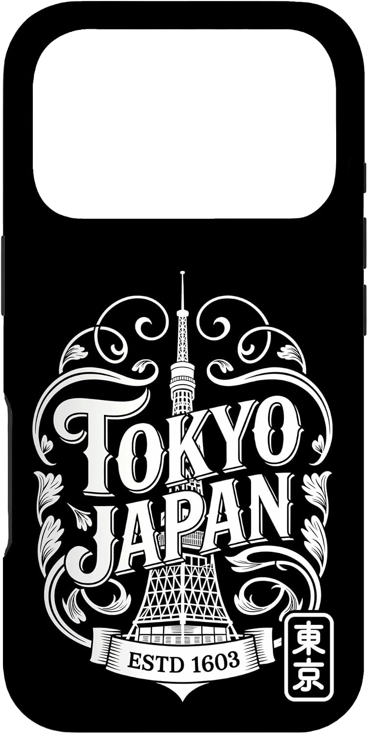 東京タワージャパン ヴィンテージ 旅行 アニメ 漢字 お土産 スマホケース iPhone 17 用