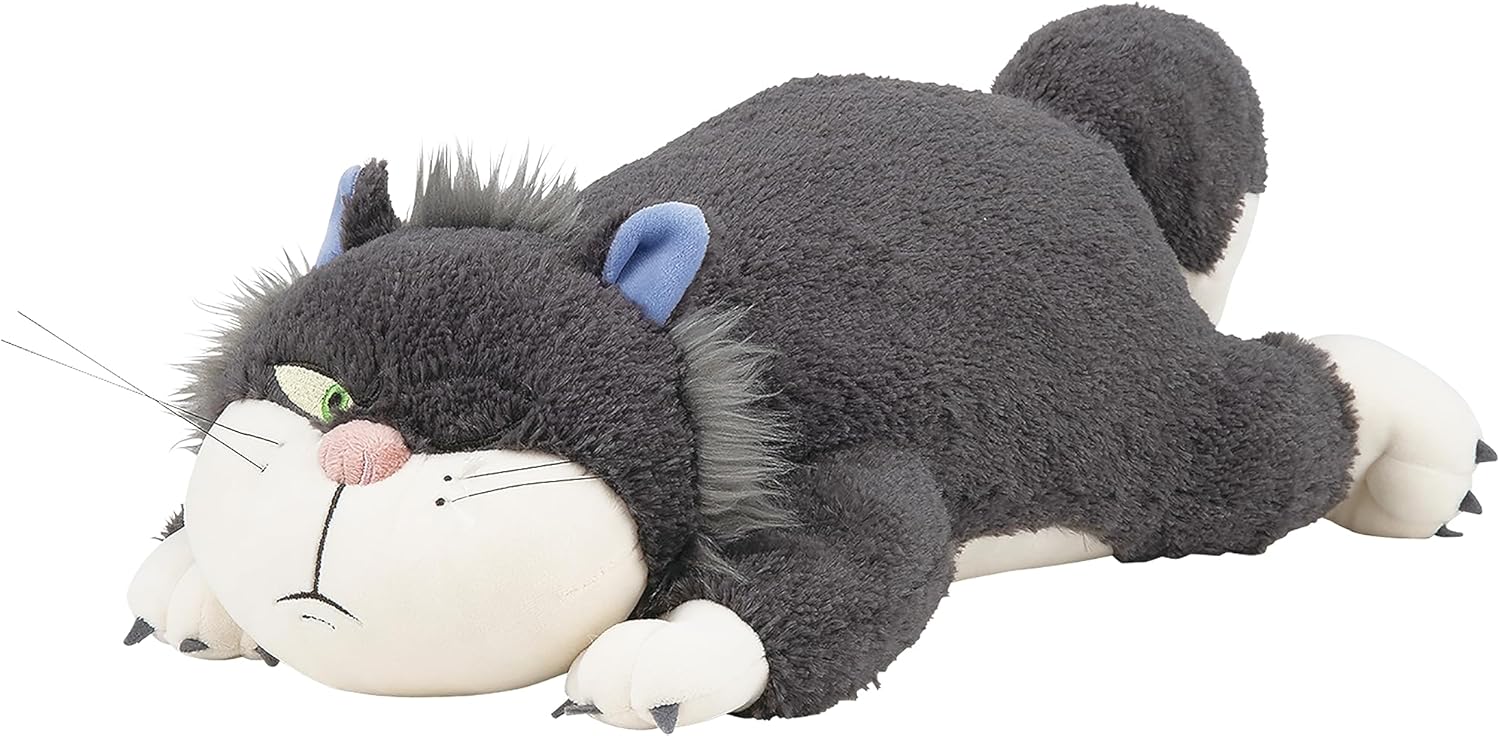 Liv Heart 80106-21 Disney Mochi Hug Body Pillow, Fluffy, Cuddly, Marie, Size L, Length: Approx. 15.7 in (40 cm)