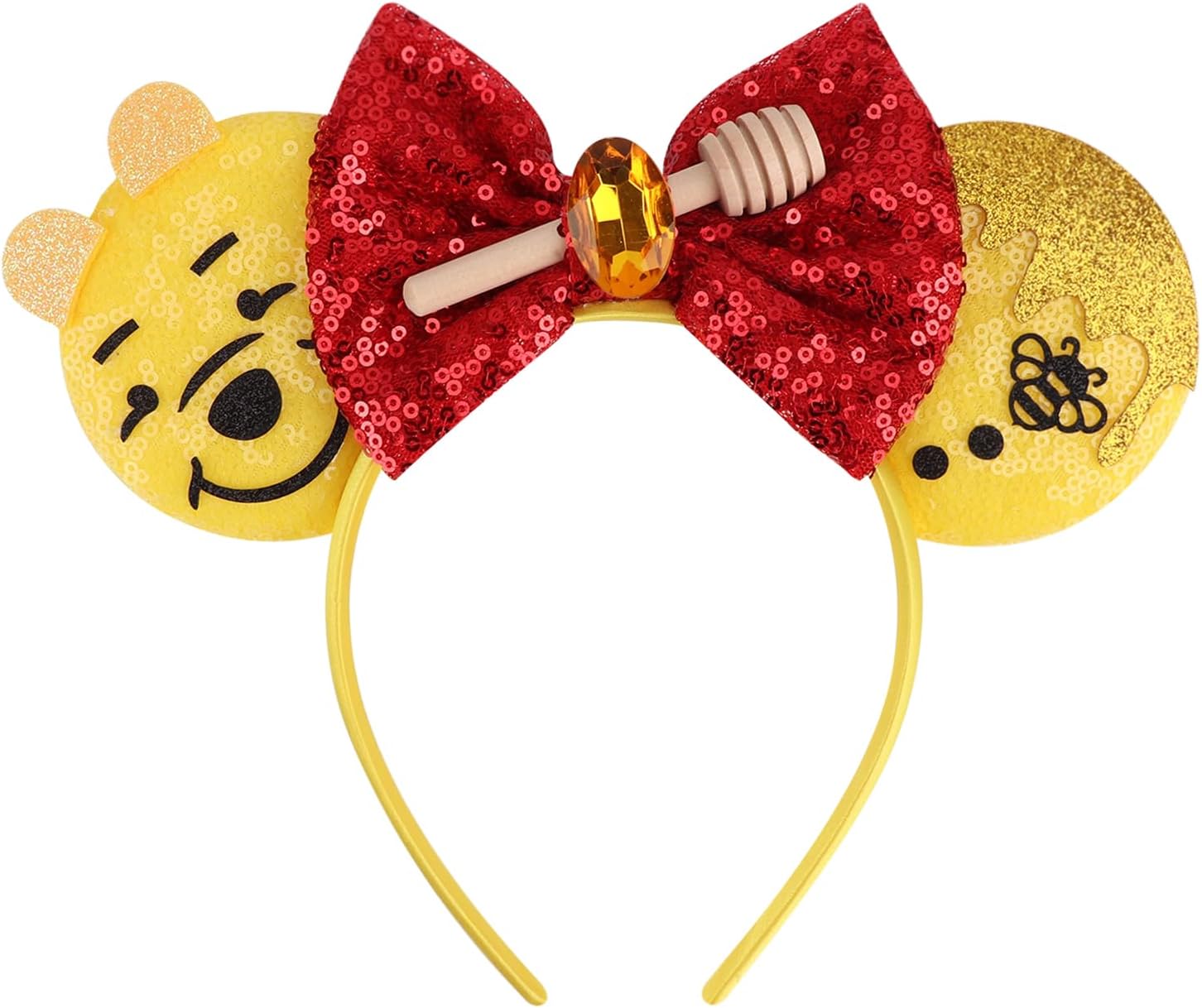 DRESHOW Mouse Ears Bow Sequins Party Decoration Cosplay Costume for Girls and Women