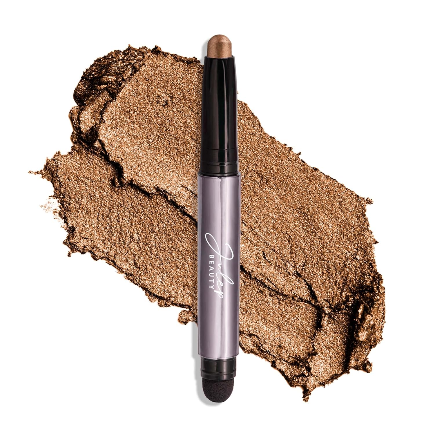Julep Eyeshadow 101 Cream-to-Powder Waterproof Eyeshadow Stick – Smoky Amethyst Shimmer – Long-Lasting, Buildable, Crease-Proof, Cruelty Free, Shimmer Finish with Built-In Smudger