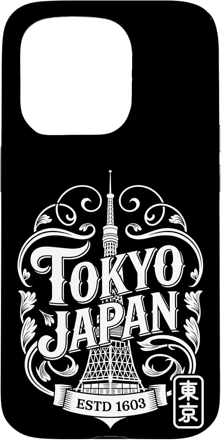 東京タワージャパン ヴィンテージ 旅行 アニメ 漢字 お土産 スマホケース iPhone 17 用