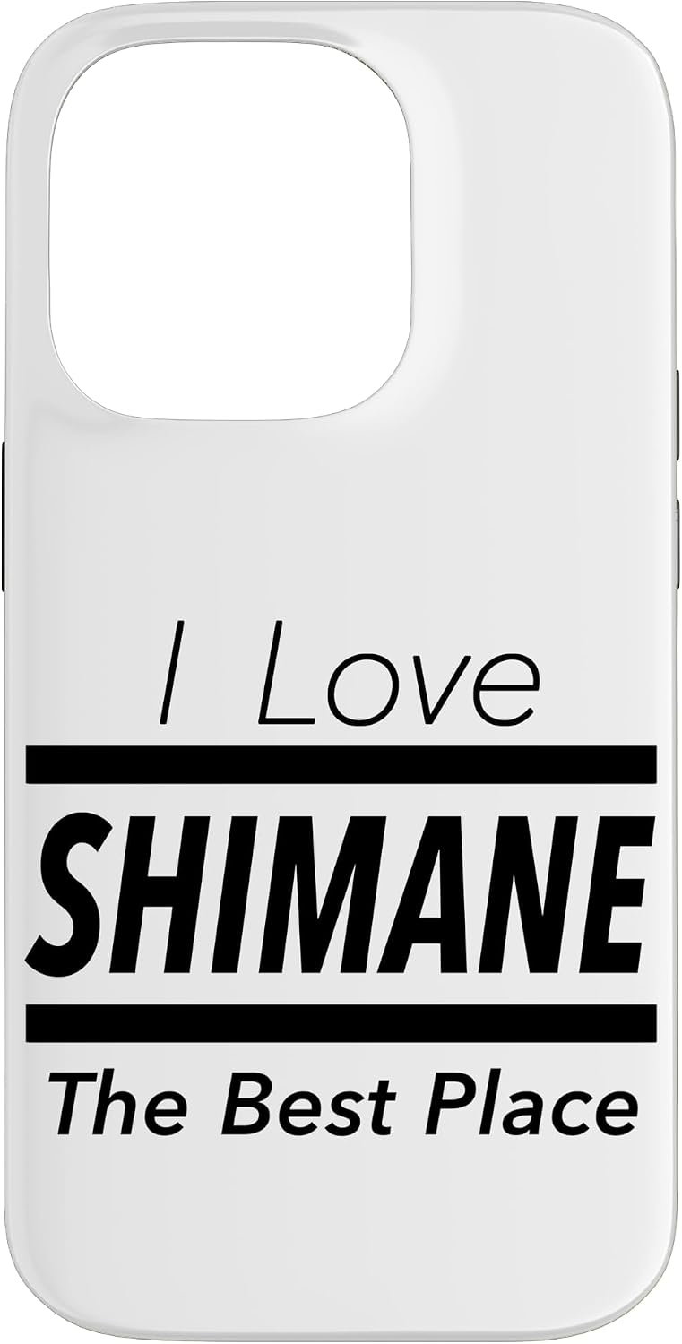iPhone 13 I Love Shimane (I Love) JIMO-T [47 Prefectures] Jimoti Local Love Goods Travel Souvenir Funny Smartphone Case