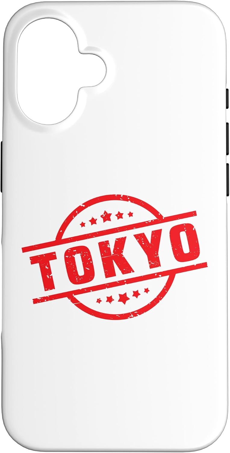 東京 ロゴ #2 タグ 日本 渋谷 休暇 大阪 旅行 富士山 素晴らしい思い出 にほんこく アジア 札幌 お土産 スマホケース iPhone 16 Plus 用