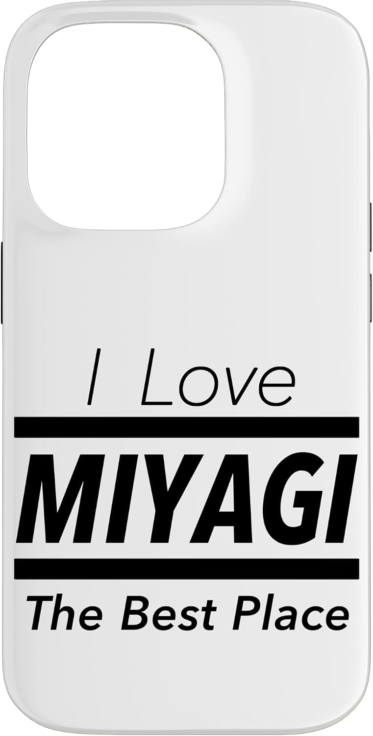 アイラブ・MIYAGI 宮城（I Love）JIMO-T【47都道府県】ジモティ プレゼント お土産 かっこいい 面白い スマホケース iPhone 16 用