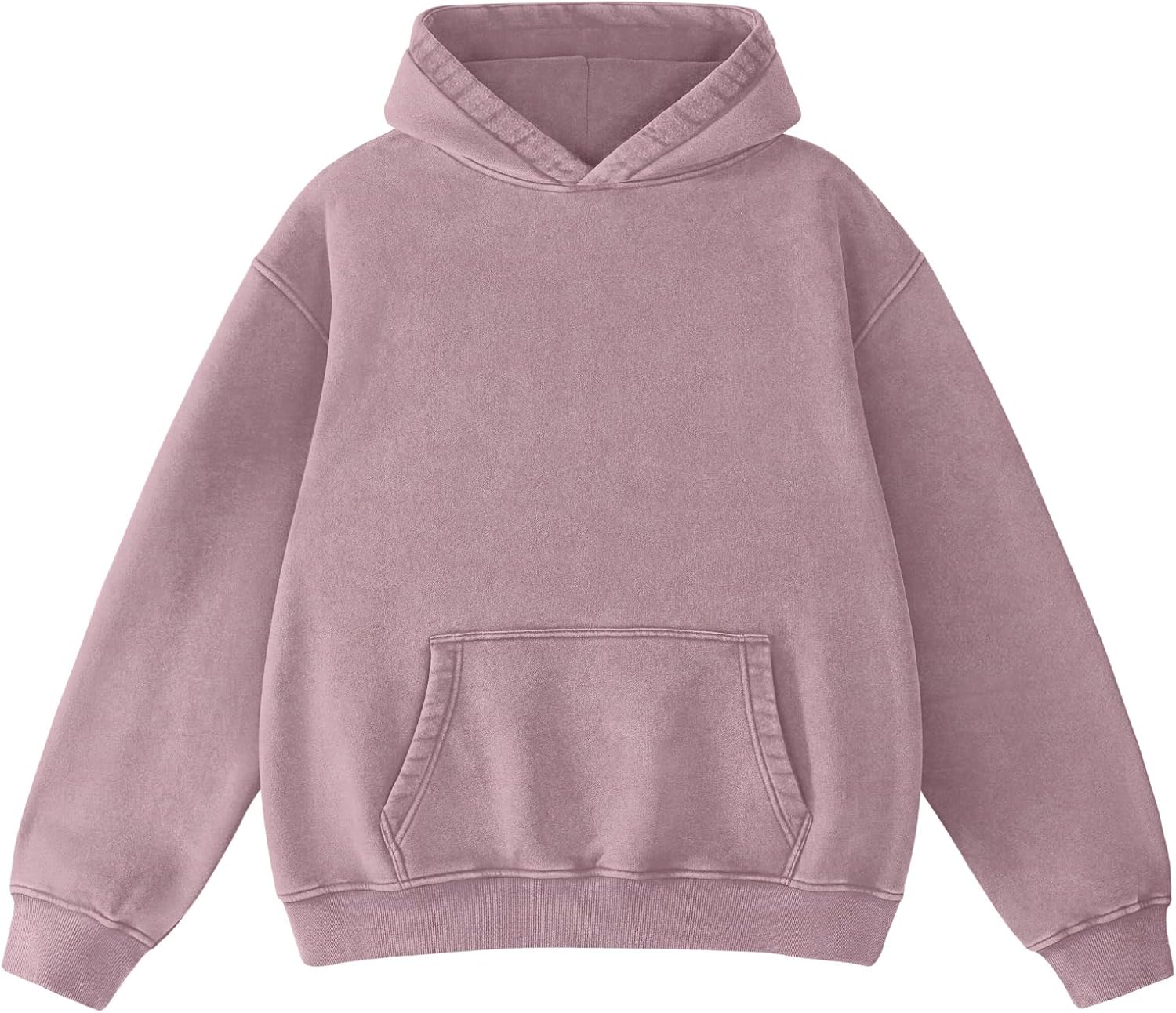 Dnzzs Sudadera con lavado ácido para mujer, sudadera con capucha de manga larga, sudaderas con capucha de gran tamaño de moda para mujer, sudaderas vintage y sudaderas pesadas
