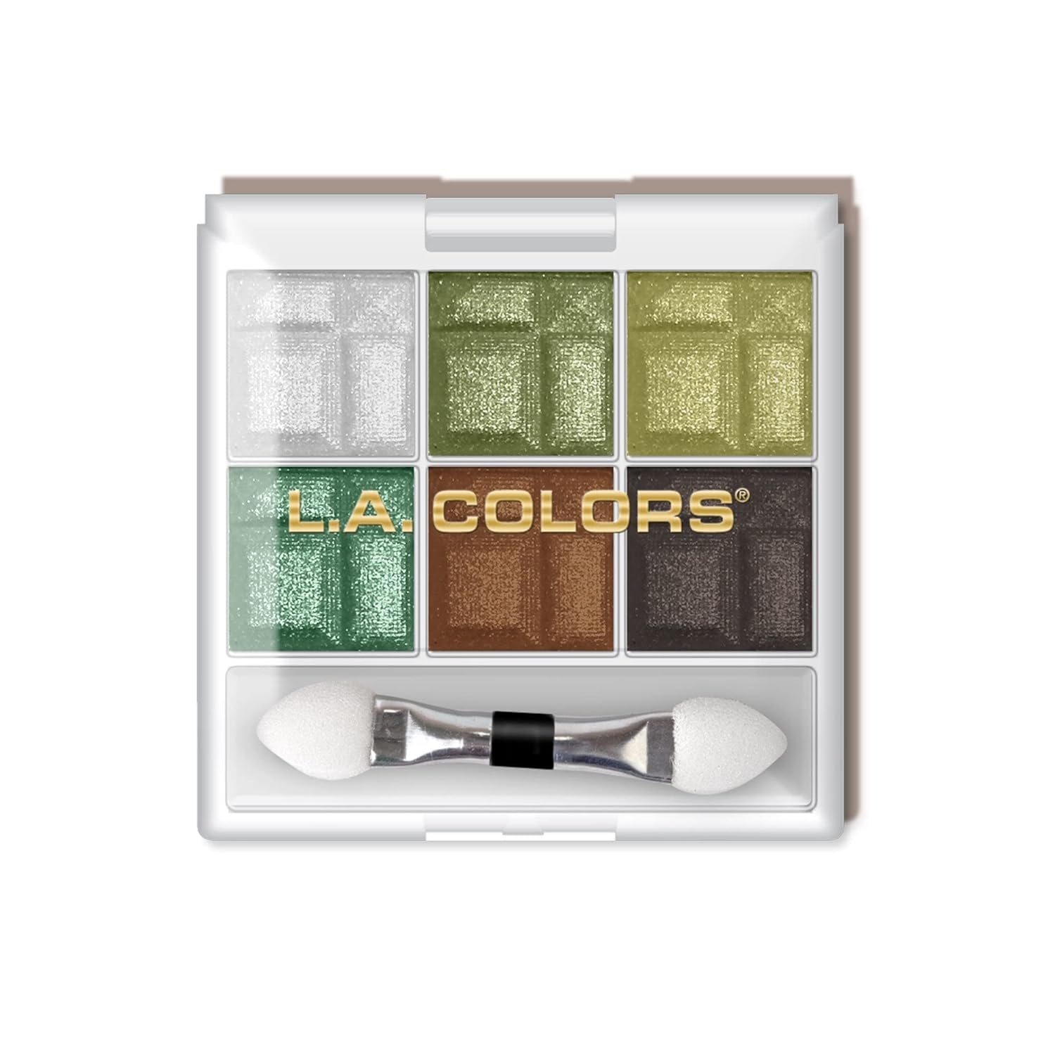 L.A. COLORS Sombra de ojos de 6 colores, Terroso CES461