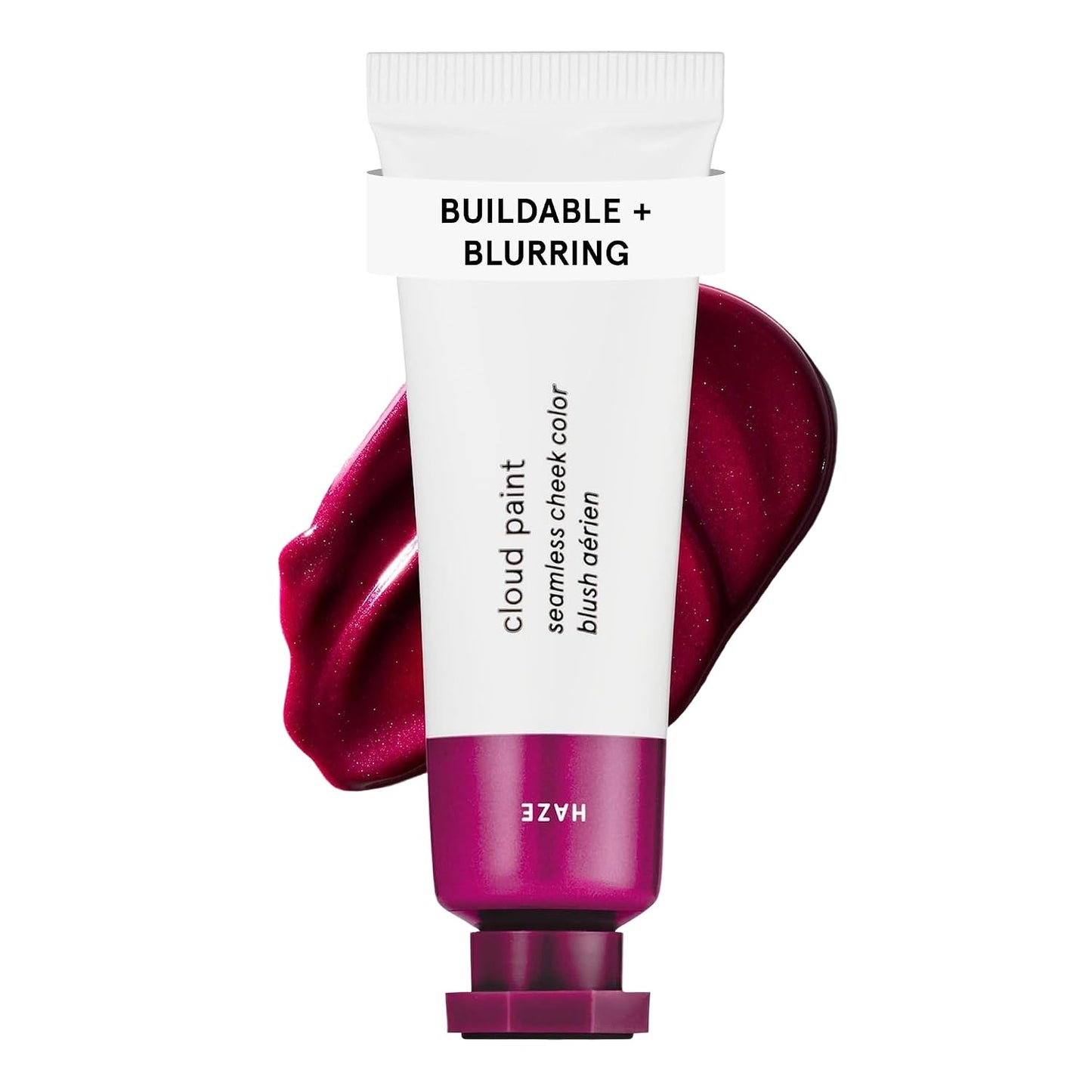 Glossier Cloud Paint, Puff Cream Blush for Cheeks - Cool Pink Gel-Cream Tint, Sheer Buildable Blendable Layerable + Collagen & Blurring Pigments - Soft-Focus Golden-Hour Glow, Lightweight