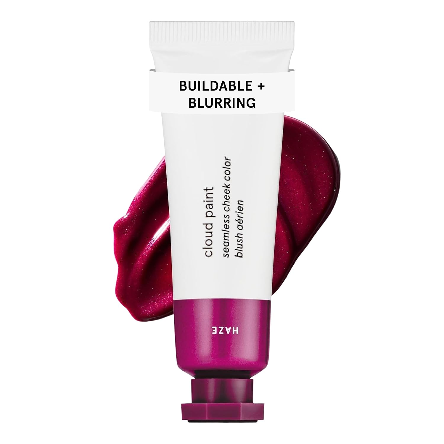 Glossier Cloud Paint, Puff Cream Blush for Cheeks - Cool Pink Gel-Cream Tint, Sheer Buildable Blendable Layerable + Collagen & Blurring Pigments - Soft-Focus Golden-Hour Glow, Lightweight