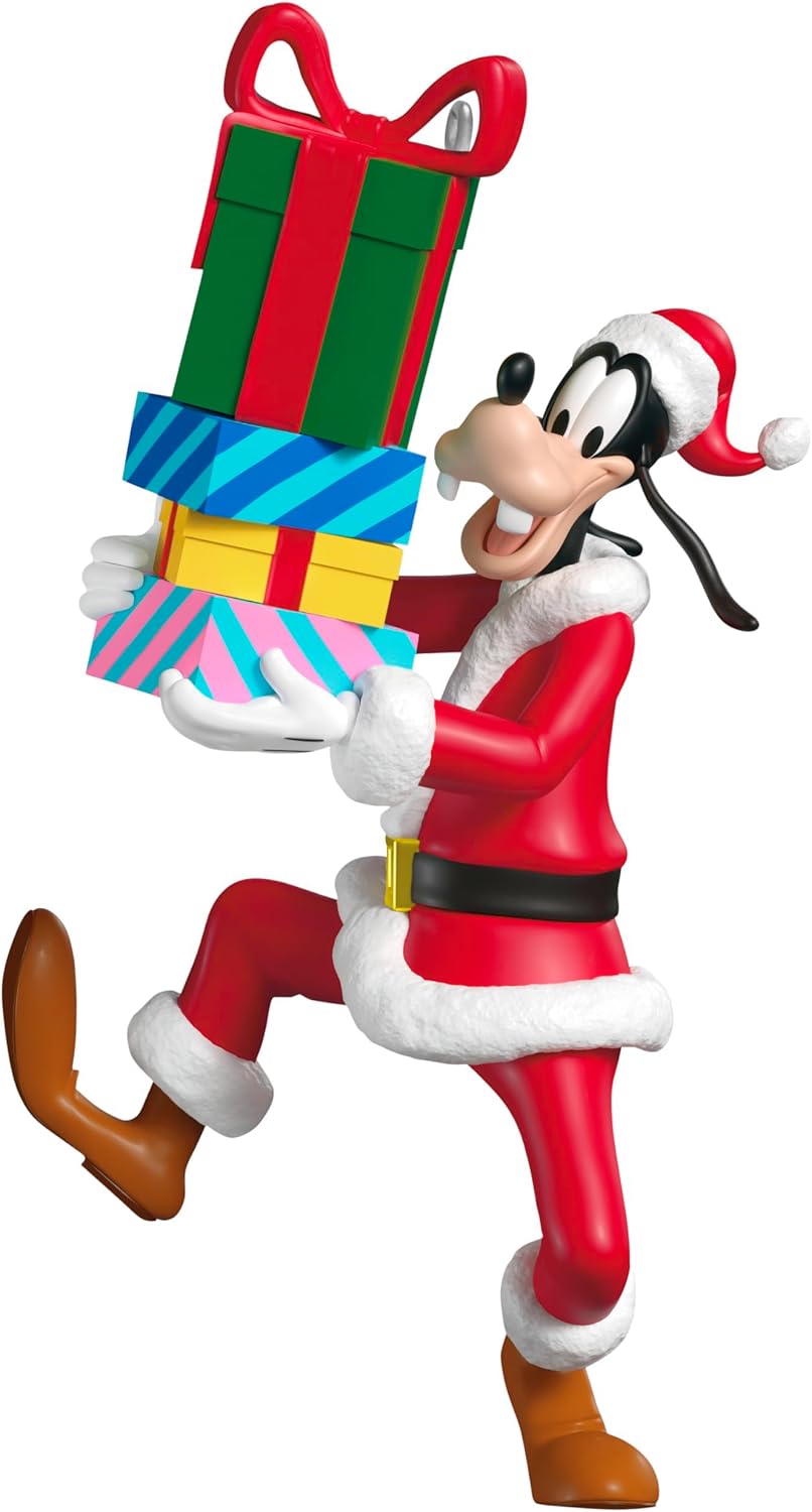 Adorno de Navidad colgante Hallmark Keepsake 2025, ¡Todo sobre Mickey de Disney! Jardinero Mickey, Regalos para fanáticos de Disney