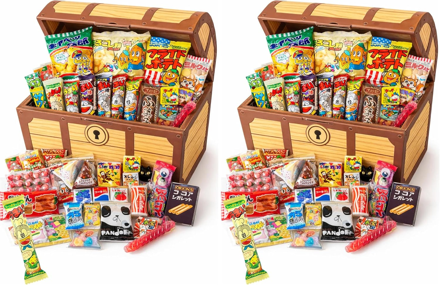 Dagashi Sweets Assorted Set of 55 Pieces in 50 Varieties Perfect for Birthdays, Events, and Parties. Children Can Decorate and Play with These Exciting Dagashi. [Exclusive Set from Dagashiya Ahiru