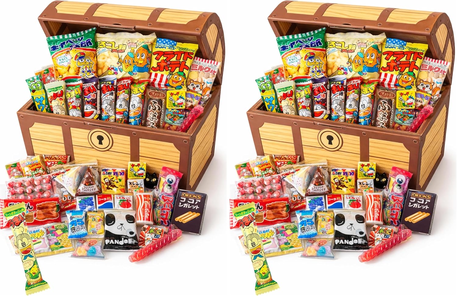 Dagashi Sweets Assorted Set of 55 Pieces in 50 Varieties Perfect for Birthdays, Events, and Parties. Children Can Decorate and Play with These Exciting Dagashi. [Exclusive Set from Dagashiya Ahiru