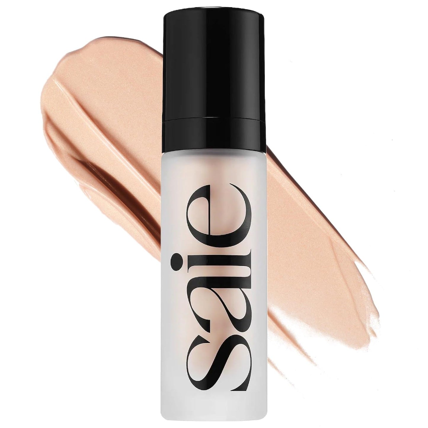 Saie Glowy Super Gel - Prebase de Maquillaje Hidratante y Suero Iluminador Enriquecido con Vitamina C y Aceite de Escualano - Iluminador Líquido para Todo el Rostro para una Piel de Vidrio Instantánea