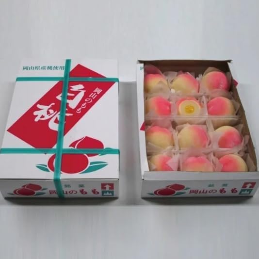 Okayama Momo, 6 Pieces, Okayama Souvenir, Okayama Mika Gift, Souvenir