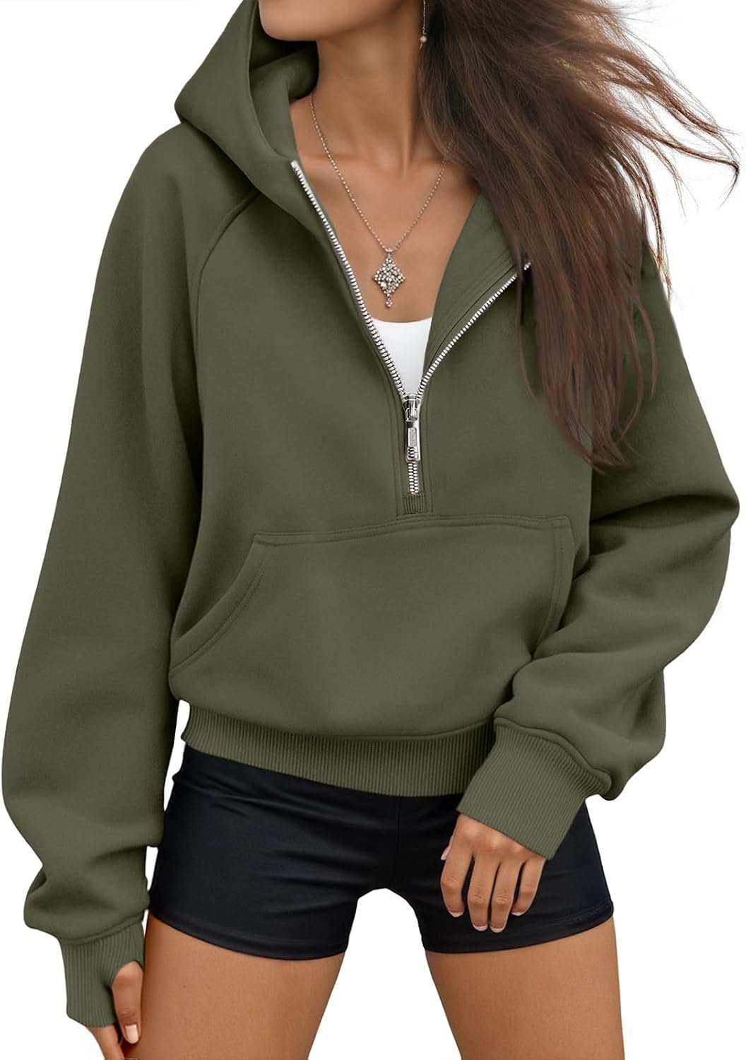 AUTOMET Sudaderas con capucha de mujer, sudaderas de forro polar para otoño, conjuntos de moda, sudaderas para hacer ejercicio, chaquetas con cremallera Y2K de invierno, sudaderas de gran tamaño, ropa