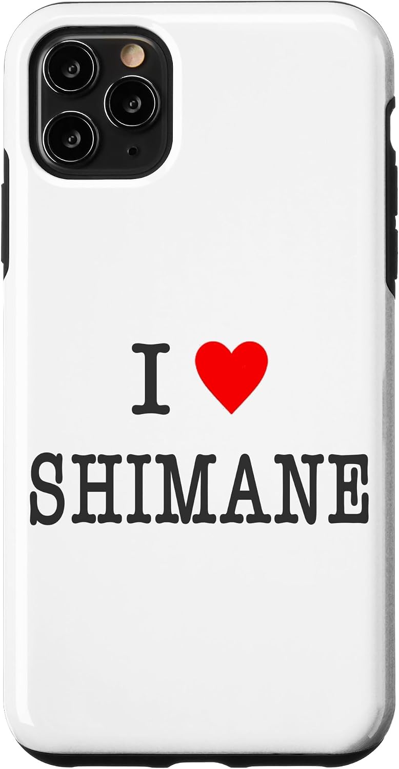 アイラブ・SHIMANE 島根（I Love ハート）【47都道府県】JIMO-T ジモティ お土産 プレゼント 面白 スマホケース iPhone 15 Plus 用