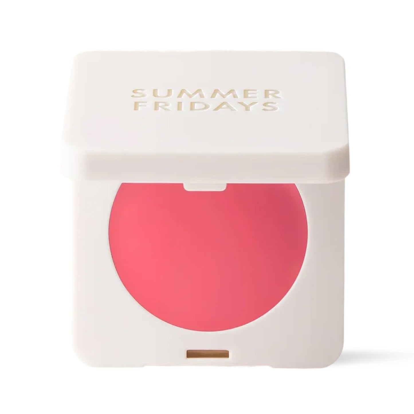 Summer Fridays Blush Butter Balm - Skincare-Infused Hydrating Cream Blush with Hyaluronic Acid, Ceramides, & Shea Butter for a Dewy Flush of Color - Cheek and Lip Tint - Pink Sunset (0.14 Oz)