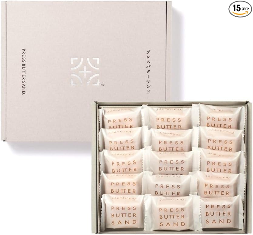 (Official) PRESS BUTTER SAND Press Butter Sand (Original 5-piece set) Tokyo souvenir popular sweets Western confectionery cookies gift present mail order assortment birthday butter sand